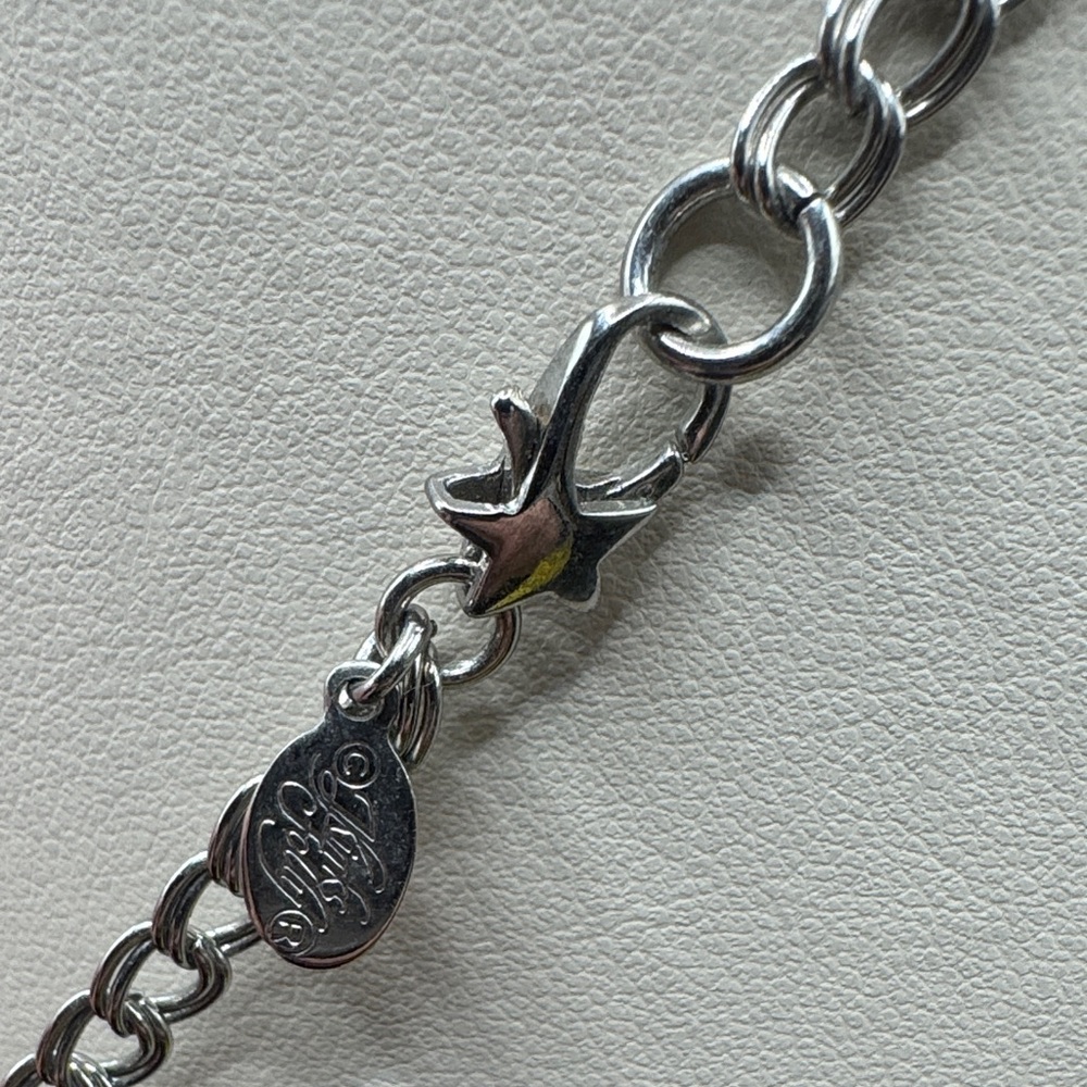 Kirk’s FollyPeacock Silver and Blue Feather Pendant Necklace - Picture 2 of 5